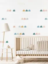 ボヘミアンスタイルの自粘式壁飾り【子供部屋用・花柄デザイン・DIY装飾】