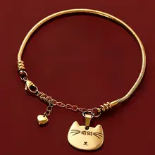 可愛い猫用ネックレス【名前刻印・迷子防止・高級感あるデザイン】