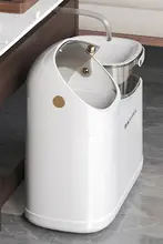 多機能茶ふた付きゴミ箱【湿気と乾燥分離・茶殻入れ付き】