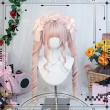 二次元風ツインテールウィッグ【ロリータスタイル・フルカバー】