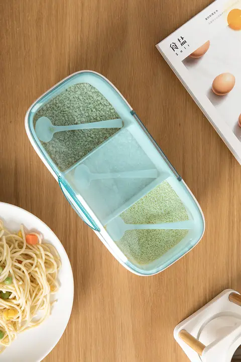 キッチン用調味料ボックス【三格収納タイプ・便利な調味料入れ】（セットアップ対応）