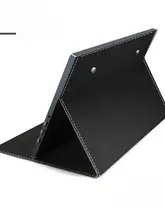 携帯用ディスプレイスクリーンカバー【PUレザー・スタンド機能・強力マグネット式】