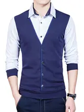 個性的デザインの長袖Tシャツ【シャツ襟・秋用・カジュアル】（セットアップ対応）