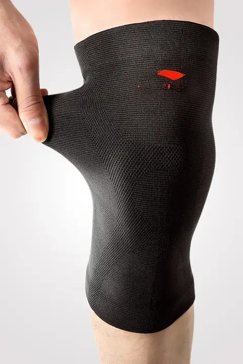 女性用スポーツ膝サポーター【薄手・バスケットボール・ランニング・春夏用】