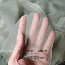 無光オーガンジー DIY手作りドール衣装用生地【バービー人形用・COS用・ガラスオーガンジー素材】