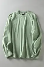 裏表はデロン素材の高伸縮性ラウンドネック長袖Tシャツ【保温・快適性・メンズ】