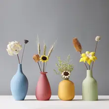 花瓶 小型 リビング装飾 手作り 陶器 ドライフラワー飾り