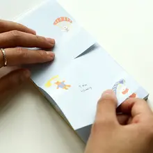 可愛いデザインのメモ帳【二段式・剥がせる・粘着なし】（セットアップ対応）