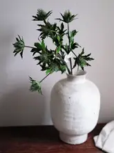 豪華感のあるリアルな青緑のディル風擬似花束【インテリア装飾用】