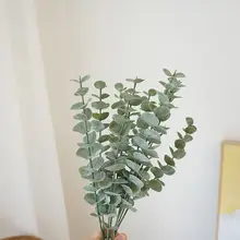 北欧スタイルのユーカリ人工植物【インテリア装飾用・リアルな質感】