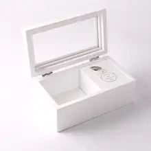 プリザーブドフラワー 長方形オルゴールジュエリーボックス【DIYギフト・装飾品】