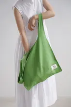 高級感あるリネン製ショッピングバッグ【エコ・大容量・カラフル】