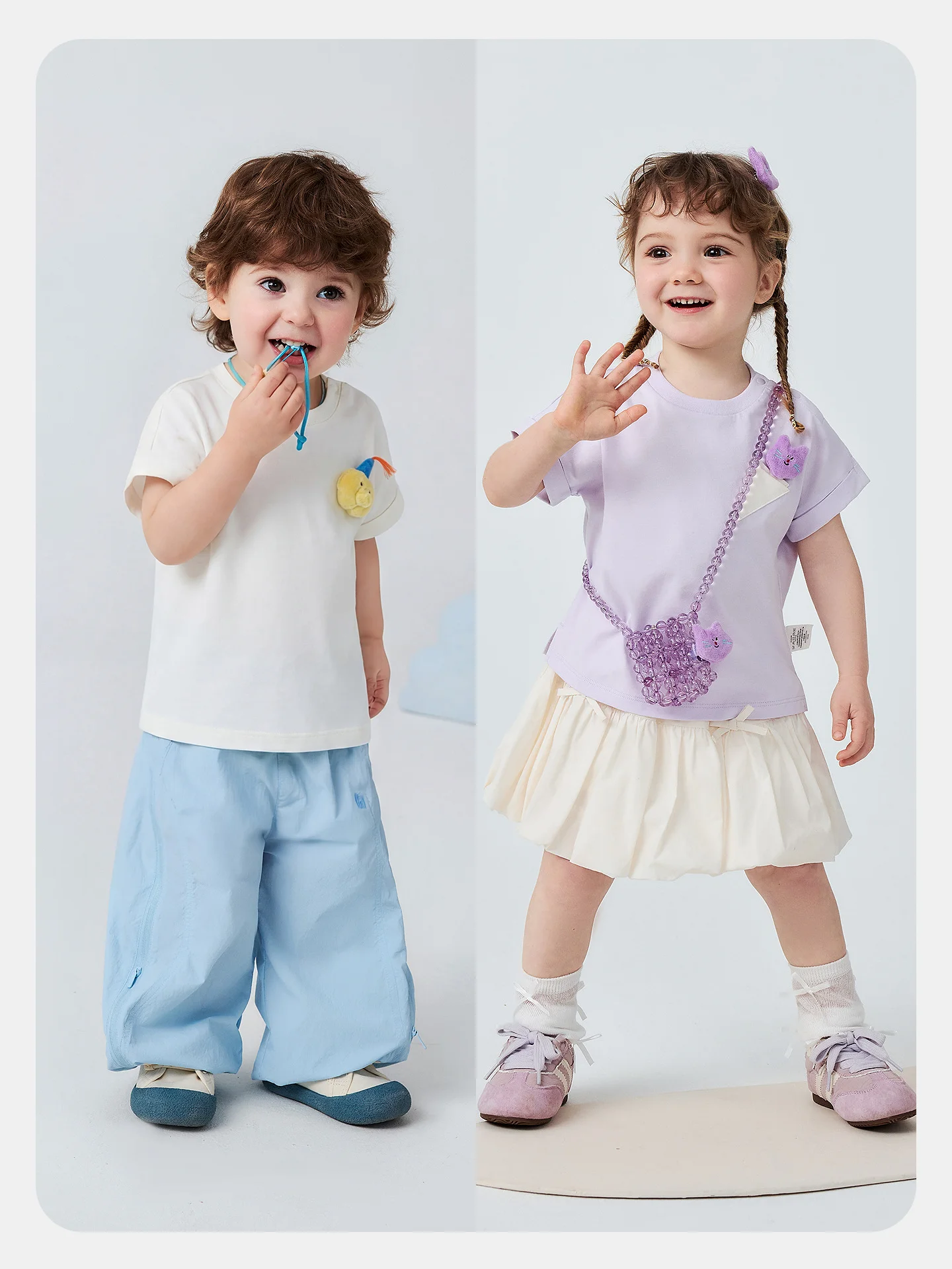 ミニバラ ミニチュアTシャツ：キッズおしゃれブランドとしてのデザインと実用性
