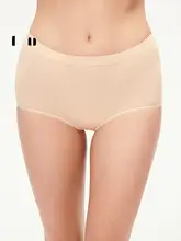 極上の柔らかさの無縫い高腰ショーツ【綿100%・通気性・ひびきにくいデザイン】（セットアップ対応）