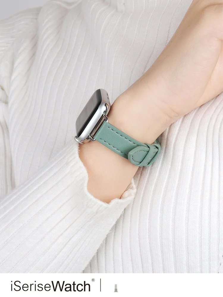 Apple Watch用レザーバンド：ゴールドに合うデザインと蒸れ防止の実用性を検証