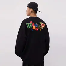 重厚なコットン長袖Tシャツ【レディース・秋用・ラウンドネック・ベーシック】