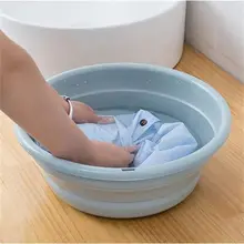 折りたたみプラスチック洗面器【お家用・携帯型・耐久性あり】