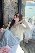 春先にぴったりな薄手のカーディガン【防寒・ニット・キャミソール対応】