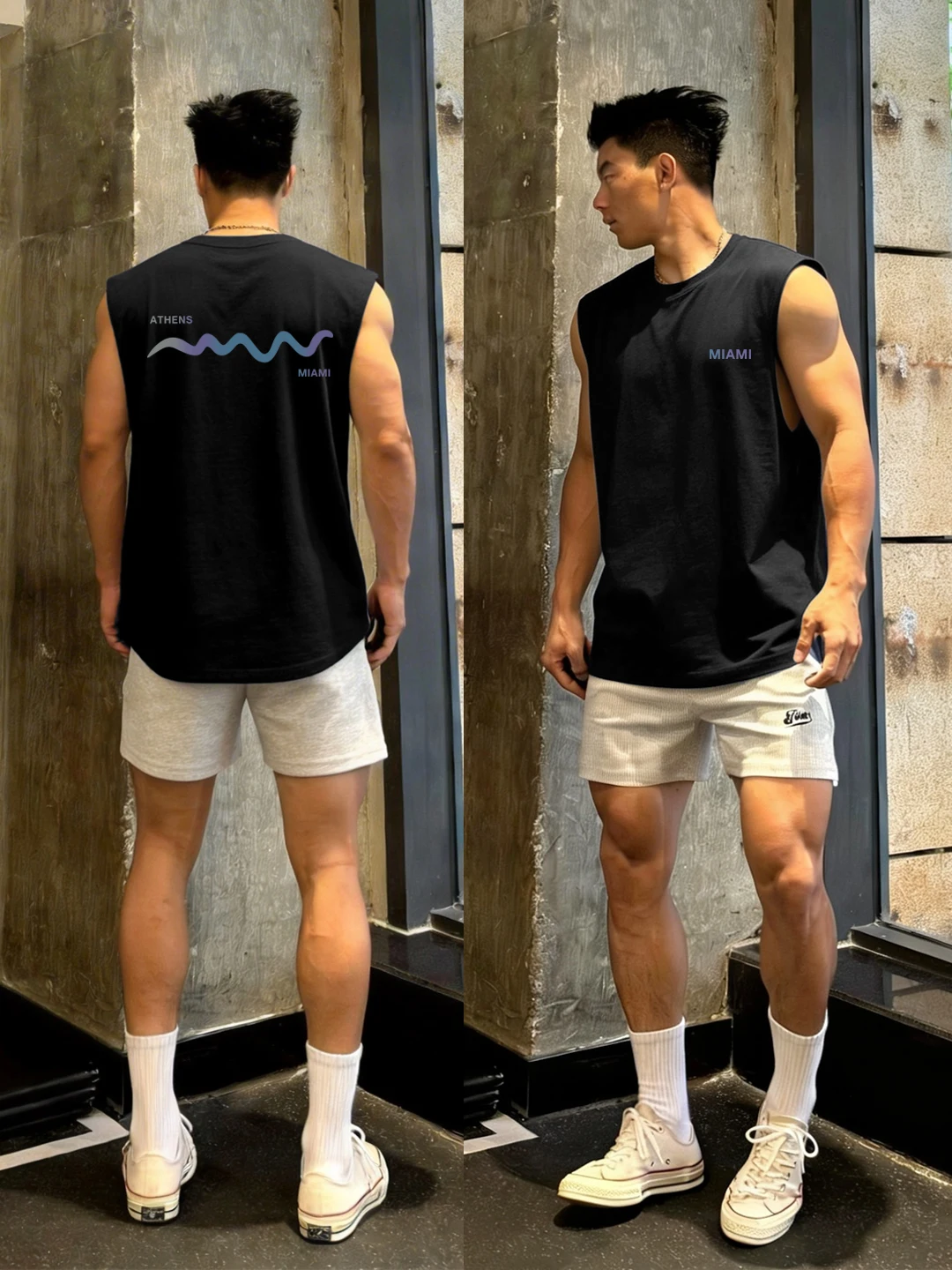 無地tシャツを選ぶべきタイミングは？夏の日常に最適な「タンクトップ」の選び方