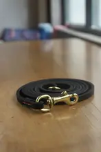 ペット用皮革製リード【中大犬用・強化設計・防滑グリップ】