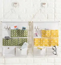 布製収納ポケット【壁掛け・ドア裏用・小物整理・寝室用】