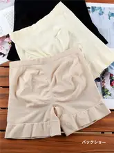 高ウエスト スタイルアップ効果のモダール素材パンツ【防透け・夏用・綿100%】