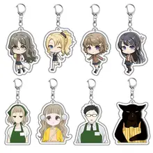 可愛い猫デザインの夹层キーチェーン【アニメ関連・バックチャーム・二次元ギフト】