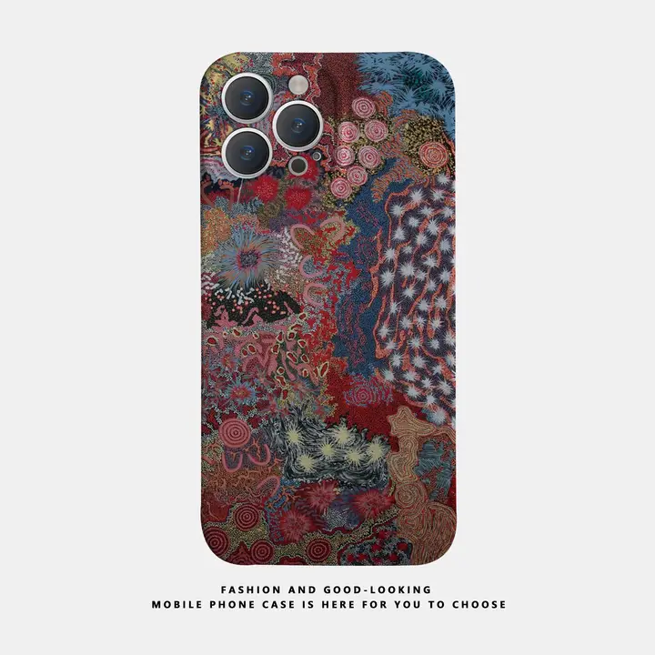 カップル向けスマートフォンケース【ユニークなグラフィック・パッチワークデザイン・対応機種多数】