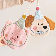 かわいいハンギングコーラルフリースタオル【厚手・超吸水・家庭用】