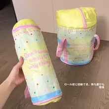 折りたたみ式 フットバスバケツ【膝上対応・水切り袋付き・持ち運び便利】