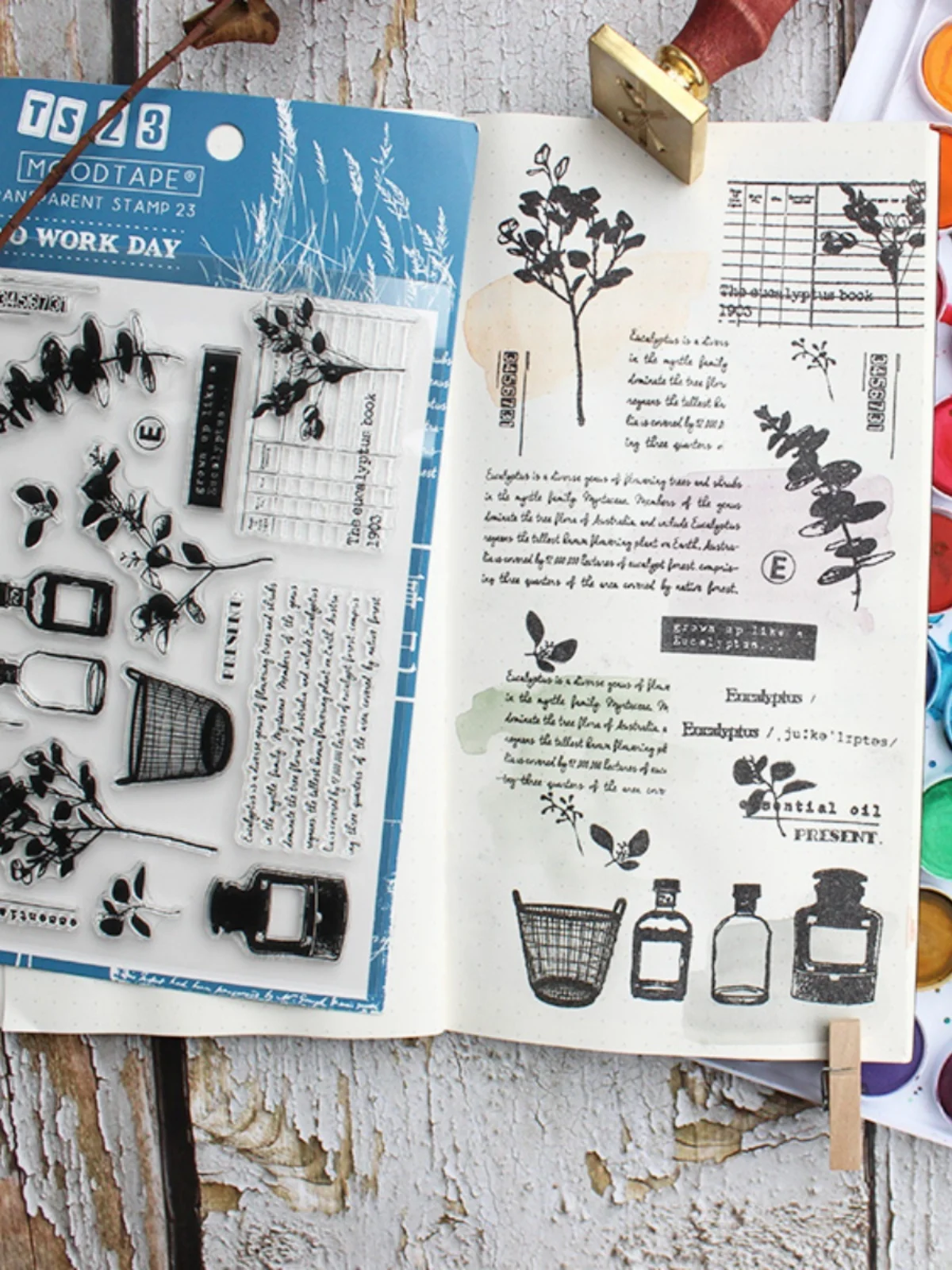 透明ゴム印スタンプ：子ども向け手作りアドベントカレンダーに最適なスタンプ素材