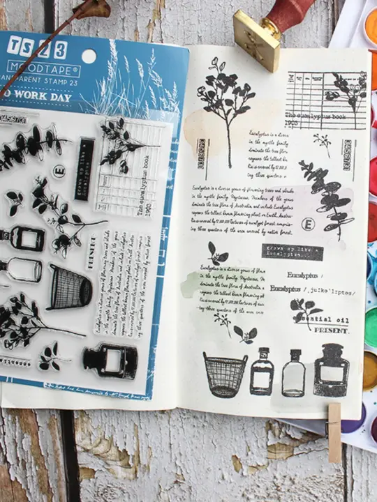 透明ゴム印スタンプ【可愛い手帳用・カレンダー素材】