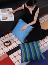 高級感あるレトロなソファクッション【洗える・バックサポート・インテリア用】