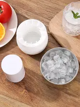 キノコ型製氷トレイ【シリコン製・家庭用・アイスキューブ保存ボックス】