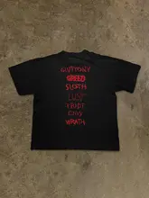 極上の柔らかさのオーバーサイズTシャツ【暗黒風・ヒップホップスタイル】
