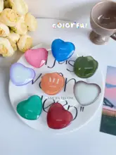 かわいいハートデザインの粘着式エアバッグスマホケーススタンド【多機能・スリム】