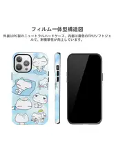 スマホケース フィルム風 レトロ キュート 多機種対応 「wawa109」