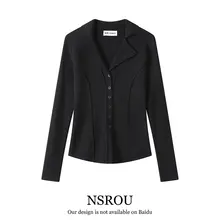 洗練されたデザインのロングカーディガンTシャツ【秋用・フィット感・女性用】