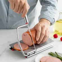 ステンレス製チーズスライサー【目盛り付き・ハムカッター・バター分割器】