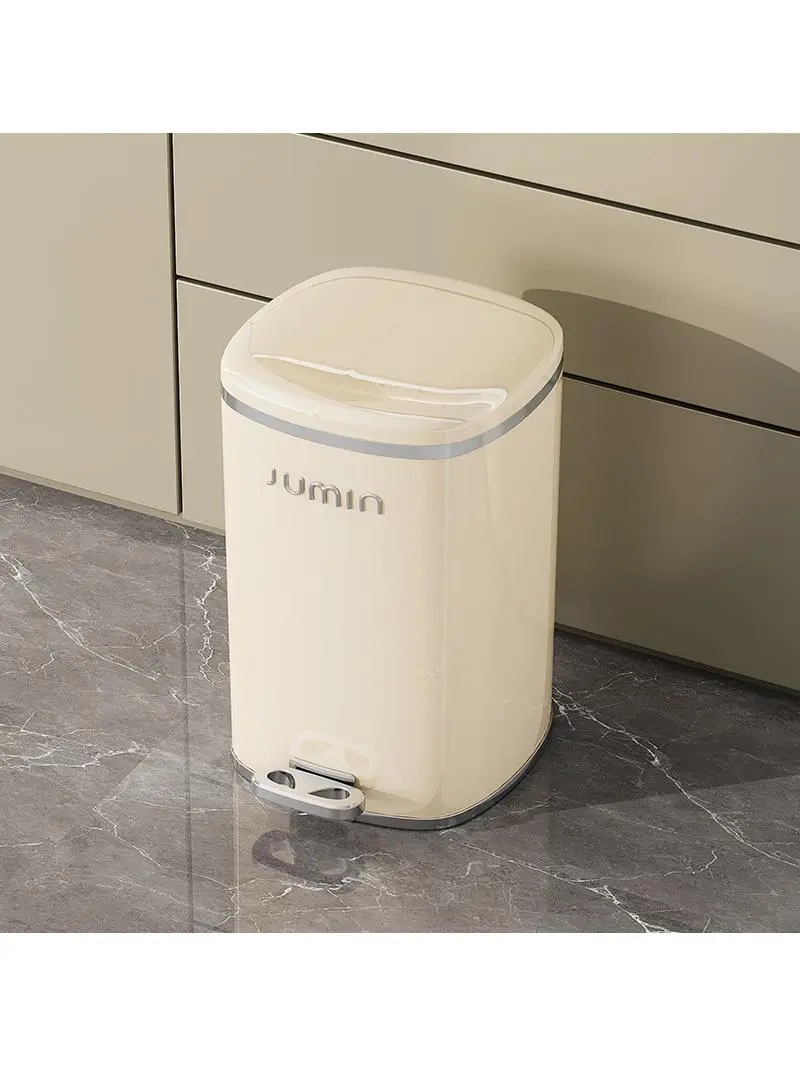 ペダル式ゴミ箱の仕組みと実用性：スタイリッシュなプラスチック製ダブルバケットモデルの詳細解説