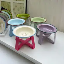 猫用陶器フライングソーサー皿【抗転倒・食器洗浄可】