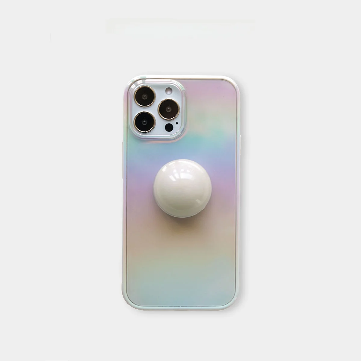 虹色の空間支えボール付きレザー風ケース：iPhone13 Pro用の衝撃吸収保護ケースの実用性と適用範囲