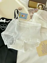 純綿三角パンツ【レーストリム・メッシュ・甘いデザイン】