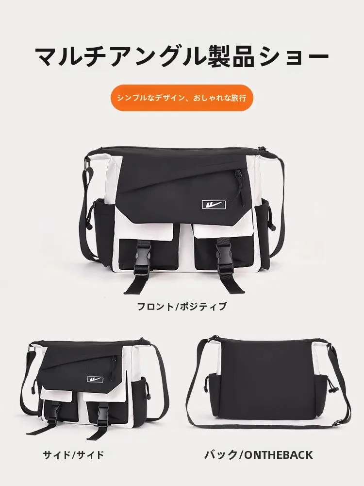 回力大容量ショルダーバッグ：大学生向けトート型ラップデザインの実用性と機能性