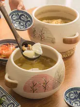 耐熱セラミック製 和風土鍋【家庭用・ガスコンロ対応・煮込み料理用】