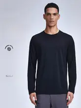 アウトドア用半袖スポーツTシャツ【男女兼用・丸首・ウール素材・長袖】