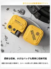 超静音の掛け型ミニ扇風機【USB充電・折りたたみ式・強力な風】