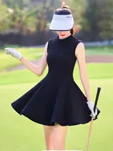 春夏用 レディースゴルフワンピース＆スカートセット【ノースリーブ・ショートスリーブ・フィット】