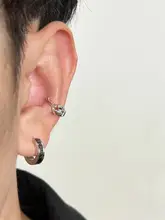 ピアス ユニセックス チタン钢 数字デザイン シンプル 変色しにくい きれいめ ストリート 着回し