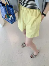 薄手のカラフルな滑らかな素材のウエストゴム付きショートパンツ【夏用・デザイン】（セットアップ対応）